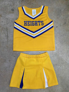 Heights Yellow Cheer Outfit