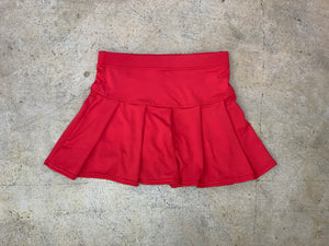 Red Tennis Skirt
